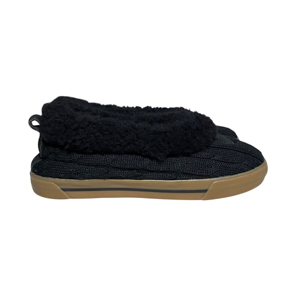 UGG Women's Cable Knit Sweater Slippers Size 7 Rylan Sheepskin Lined Cottagecore - Picture 1 of 11